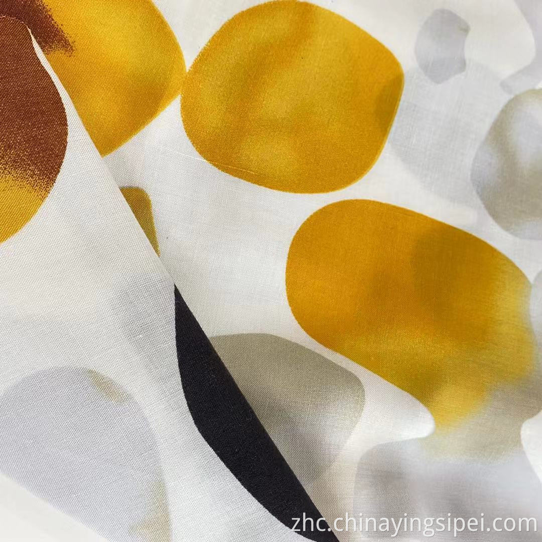 ISP Texile 45s 100％人造丝/粘液印刷的织物人造丝奇特（Rayon Challis for Dress）